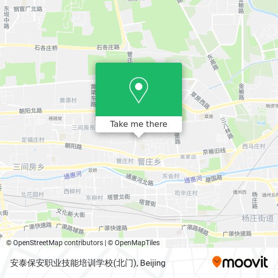 安泰保安职业技能培训学校(北门) map