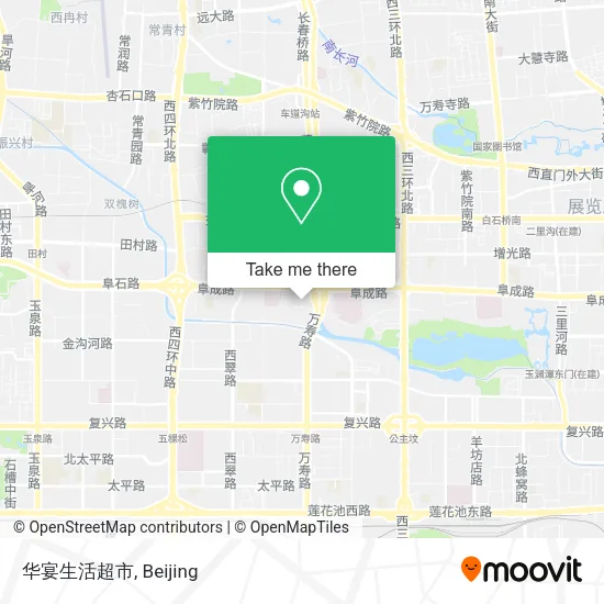华宴生活超市 map