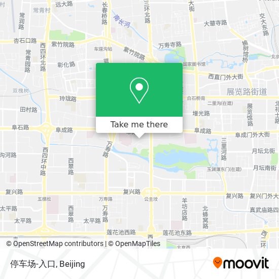 停车场-入口 map