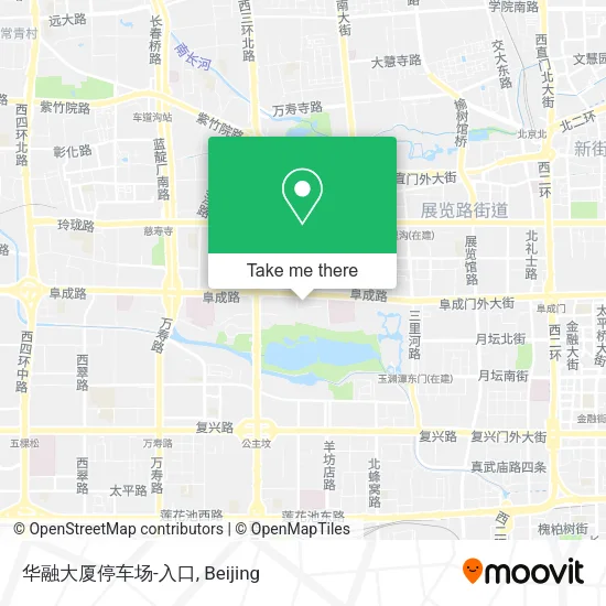 华融大厦停车场-入口 map