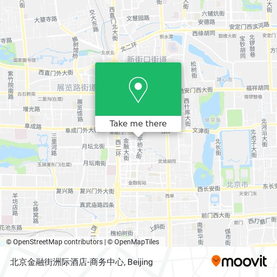 北京金融街洲际酒店-商务中心 map