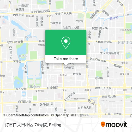 灯市口大街小区-76号院 map