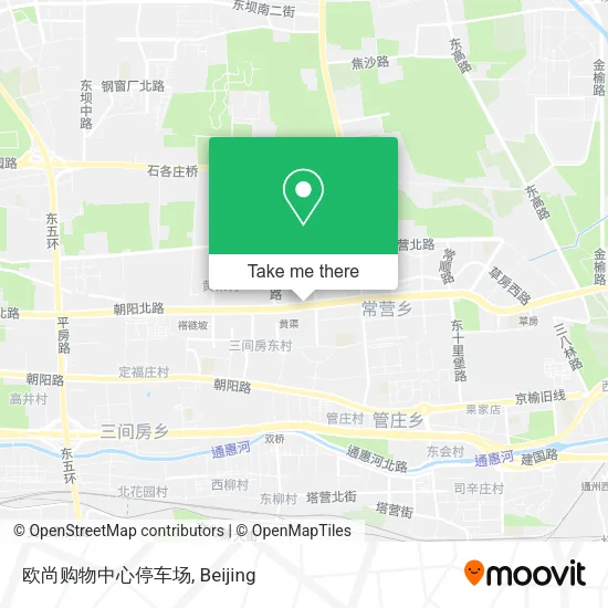欧尚购物中心停车场 map
