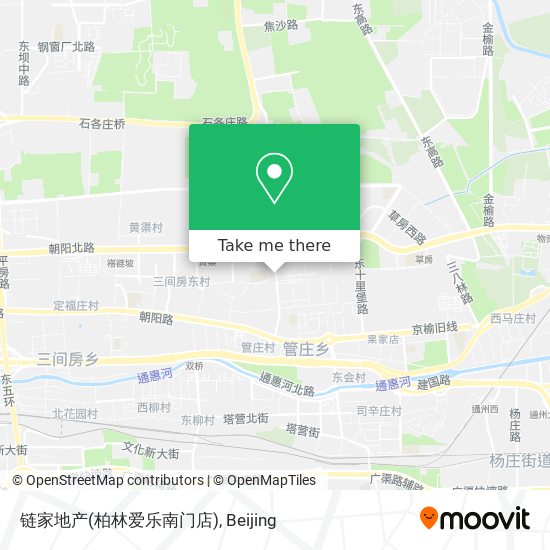 链家地产(柏林爱乐南门店) map