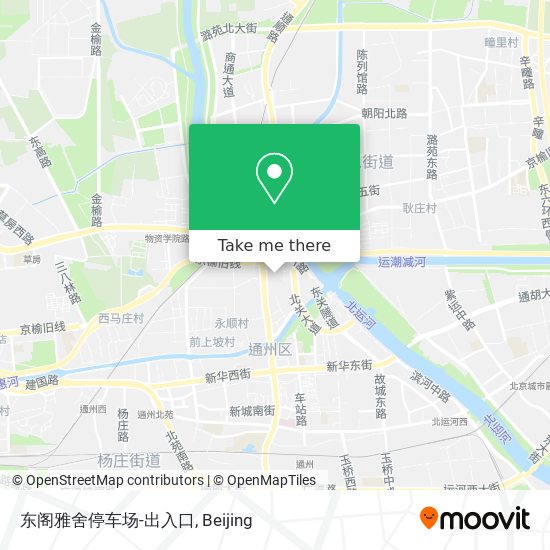 东阁雅舍停车场-出入口 map
