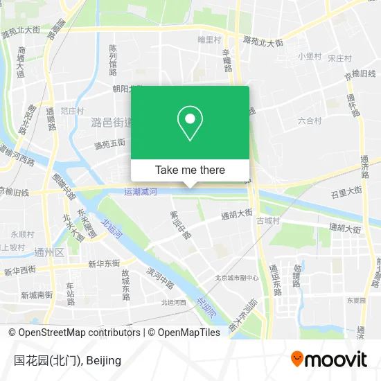 国花园(北门) map