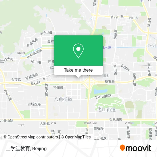 上学堂教育 map