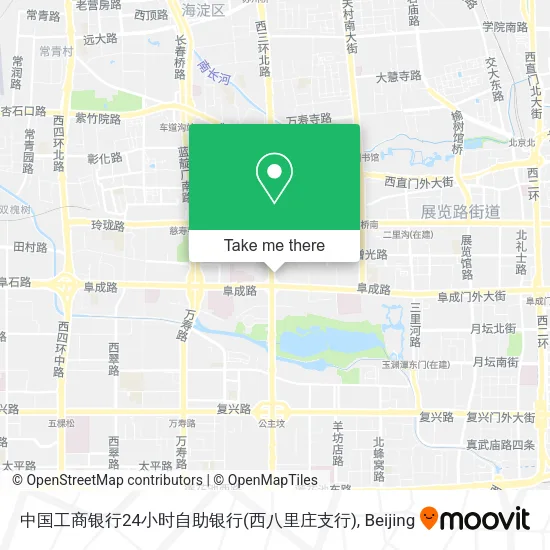 中国工商银行24小时自助银行(西八里庄支行) map