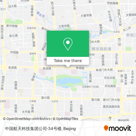 中国航天科技集团公司-34号楼 map