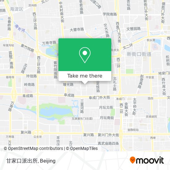 甘家口派出所 map