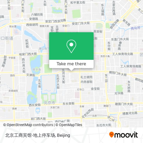 北京工商宾馆-地上停车场 map