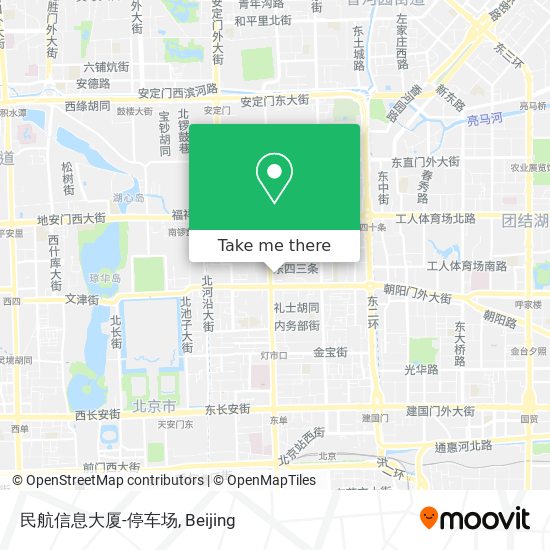 民航信息大厦-停车场 map