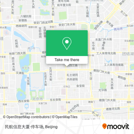 民航信息大厦-停车场 map