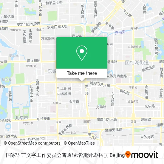 国家语言文字工作委员会普通话培训测试中心 map