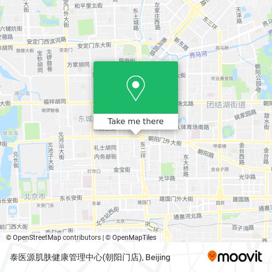 泰医源肌肤健康管理中心(朝阳门店) map
