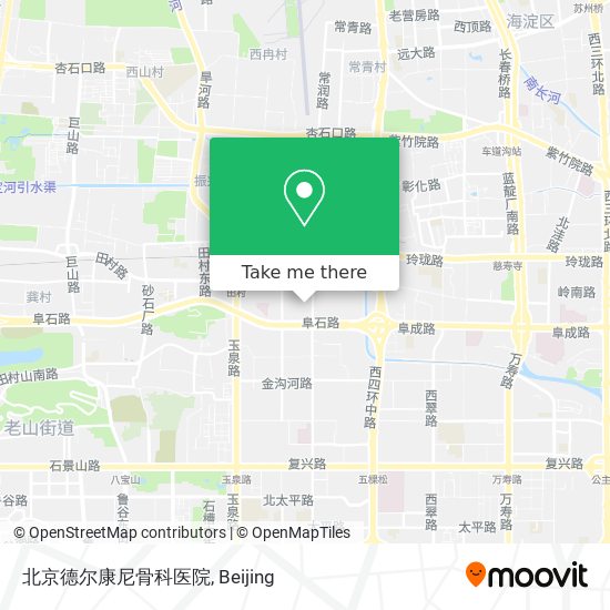 北京德尔康尼骨科医院 map