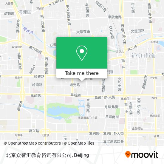 北京众智汇教育咨询有限公司 map