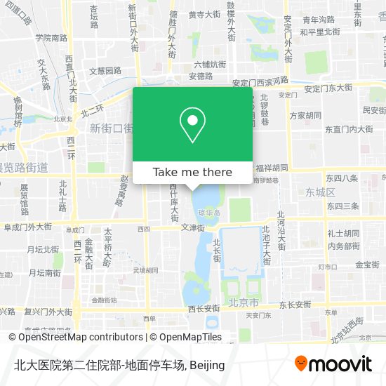 北大医院第二住院部-地面停车场 map