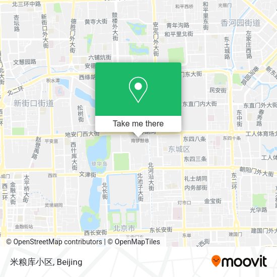 米粮库小区 map