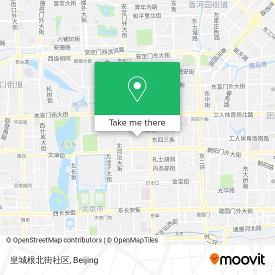 皇城根北街社区 map