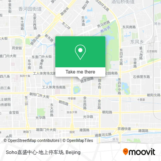 Soho嘉盛中心-地上停车场 map