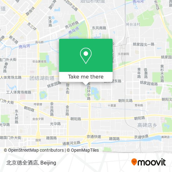 北京德全酒店 map