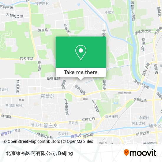 北京维福医药有限公司 map
