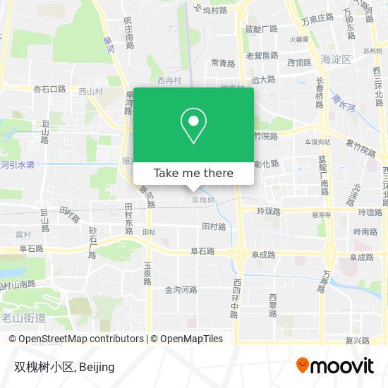双槐树小区 map
