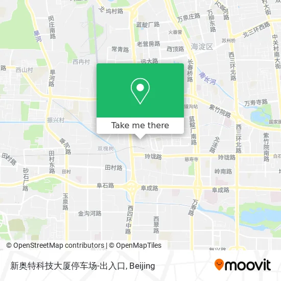 新奥特科技大厦停车场-出入口 map