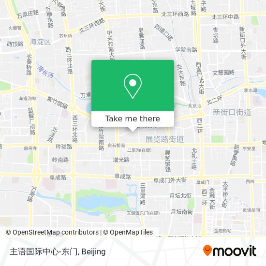 主语国际中心-东门 map
