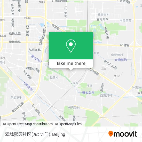 翠城熙园社区(东北1门) map