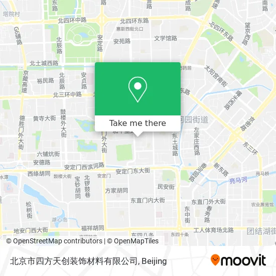 北京市四方天创装饰材料有限公司 map