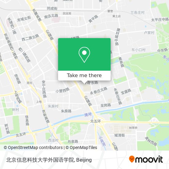 北京信息科技大学外国语学院 map