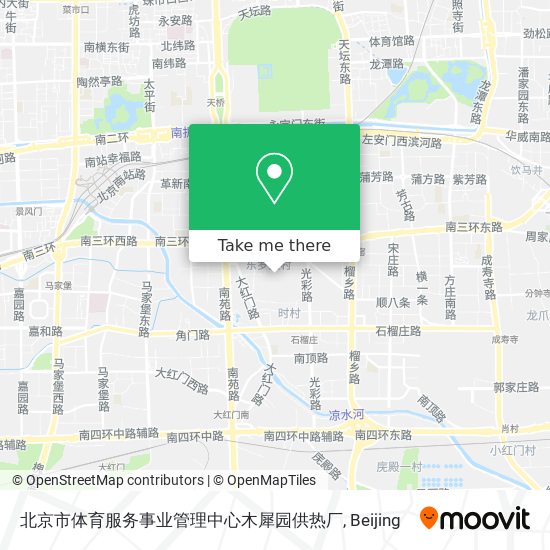北京市体育服务事业管理中心木犀园供热厂 map