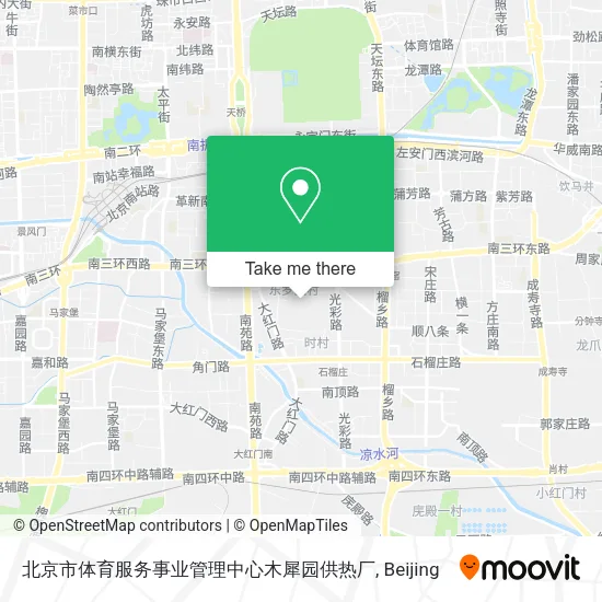 北京市体育服务事业管理中心木犀园供热厂 map