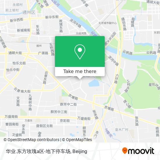 华业.东方玫瑰a区-地下停车场 map