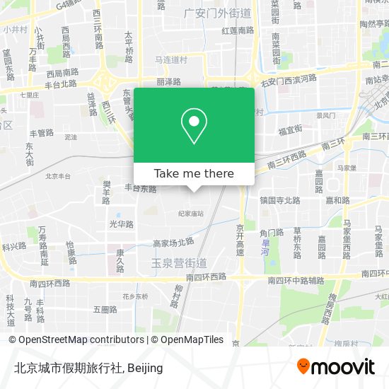 北京城市假期旅行社 map