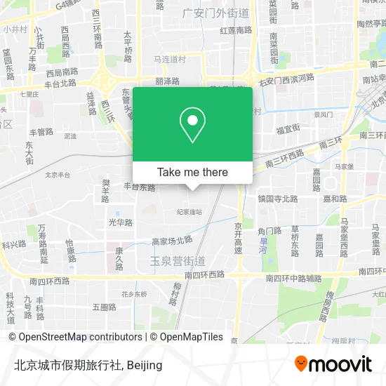 北京城市假期旅行社 map