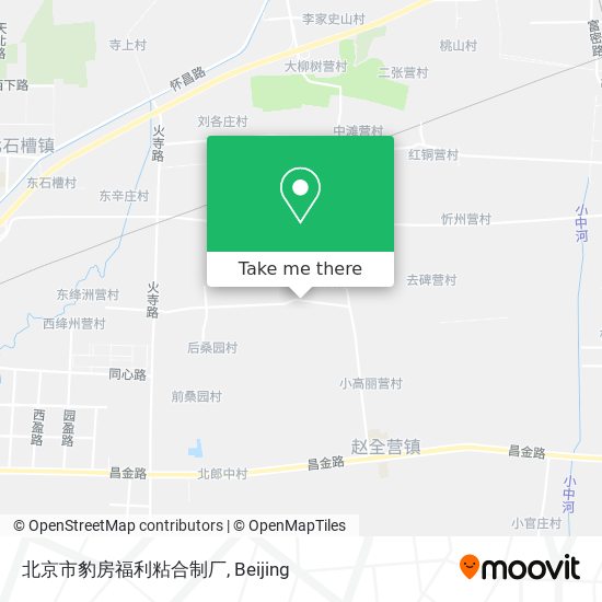 北京市豹房福利粘合制厂 map