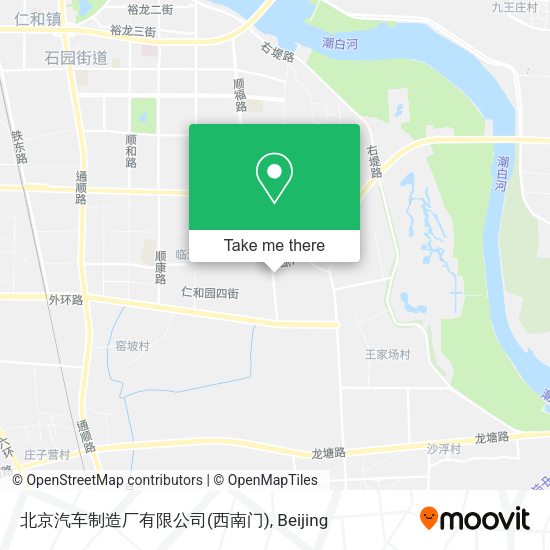 北京汽车制造厂有限公司(西南门) map