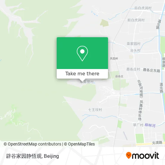 辟谷家园静悟观 map