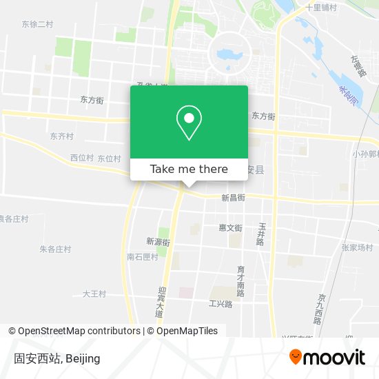 固安西站 map