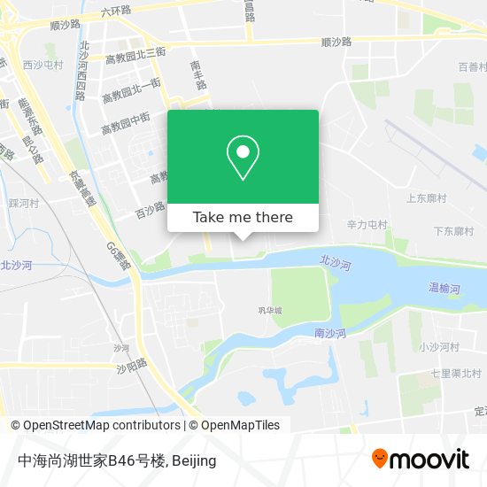 中海尚湖世家B46号楼 map