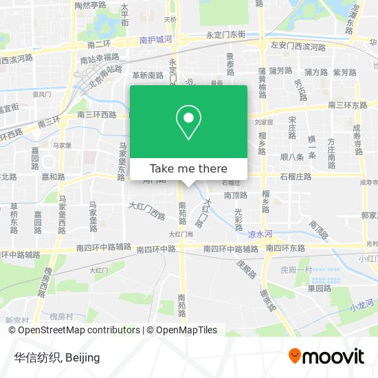 华信纺织 map