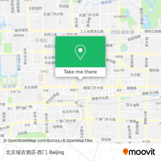 北京瑞吉酒店-西门 map