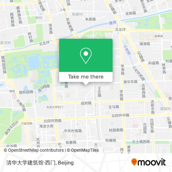 清华大学建筑馆-西门 map