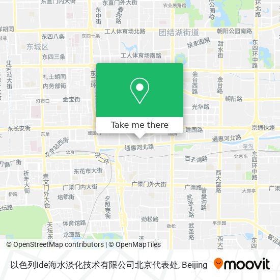 以色列Ide海水淡化技术有限公司北京代表处 map