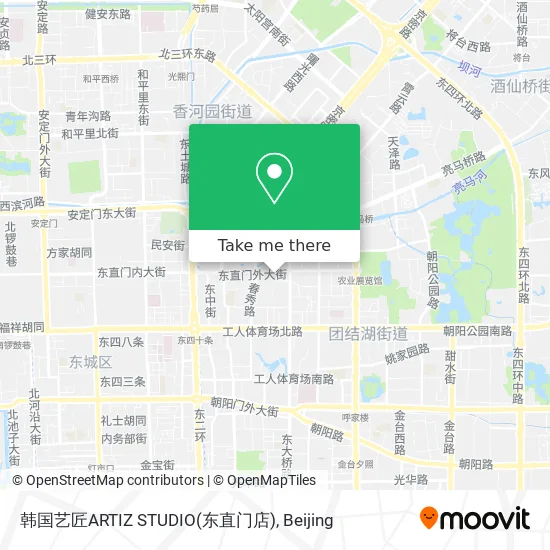 韩国艺匠ARTIZ STUDIO(东直门店) map