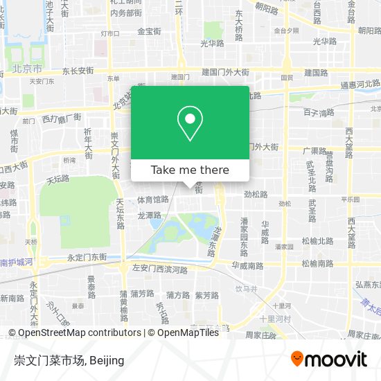 崇文门菜市场 map
