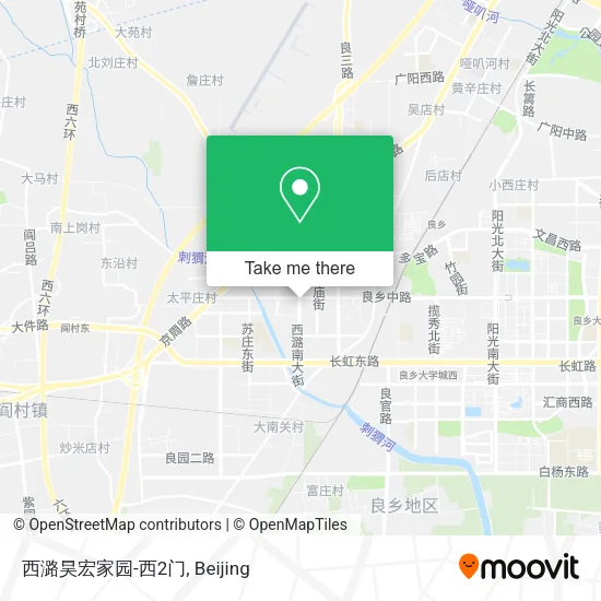 西潞昊宏家园-西2门 map